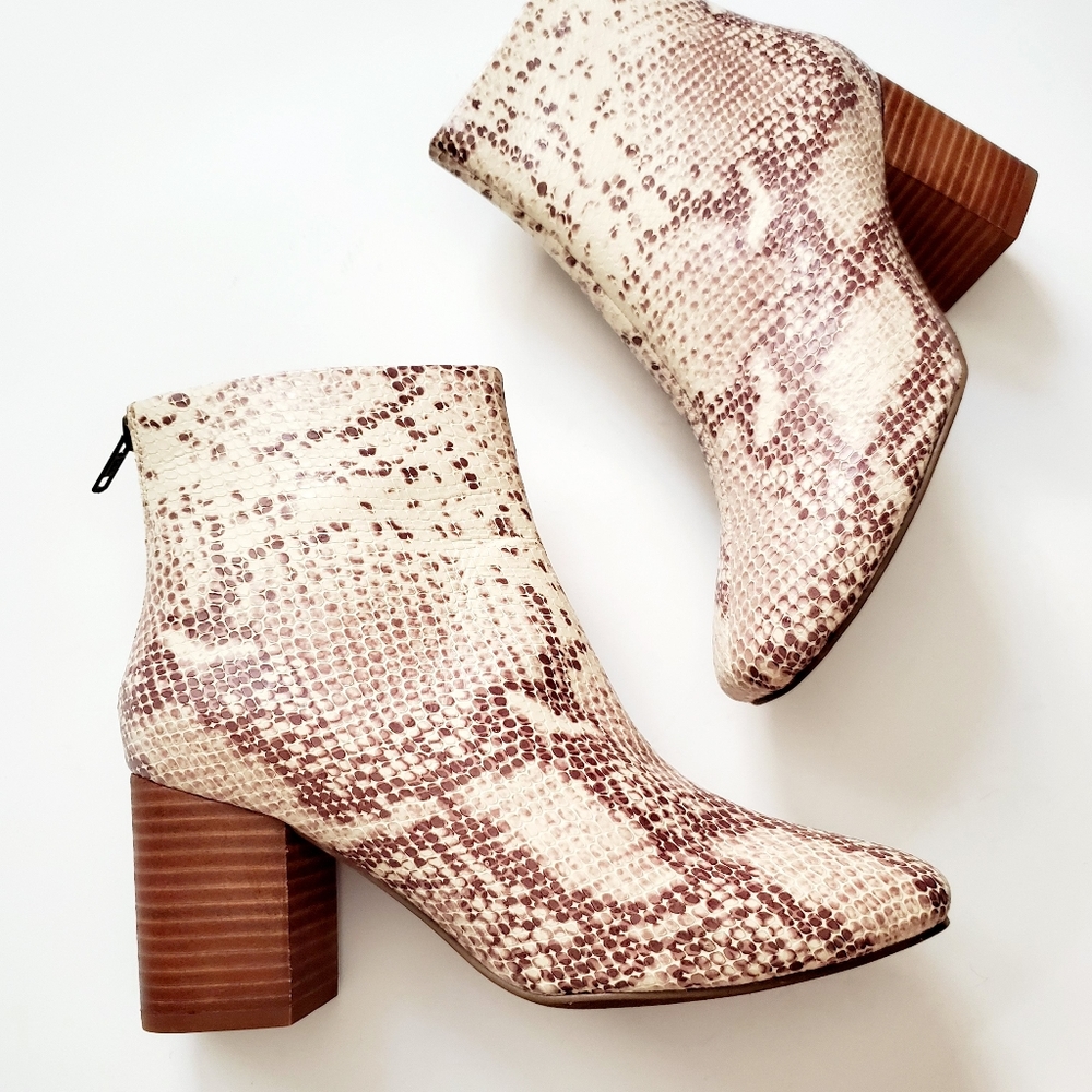 Liendo by Seychelles palm midi ankle boots sz 7.5